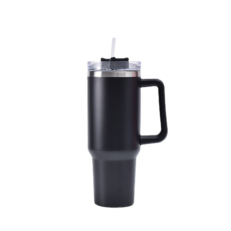 Classic Insulated Tumbler with Handle & Lid, Travel Tumbler – Hot & Cold Drink Cup