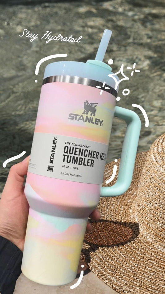 Royal Spectrum Stainless Steel Tumbler, Luxury Prism Stainless Tumbler, Royal Rainbow Insulated Tumbler
